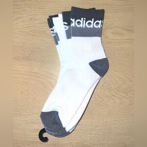 Adidas NEW Mens 3 Pack Cushioned AeroReady Crew Socks Sz 6-12